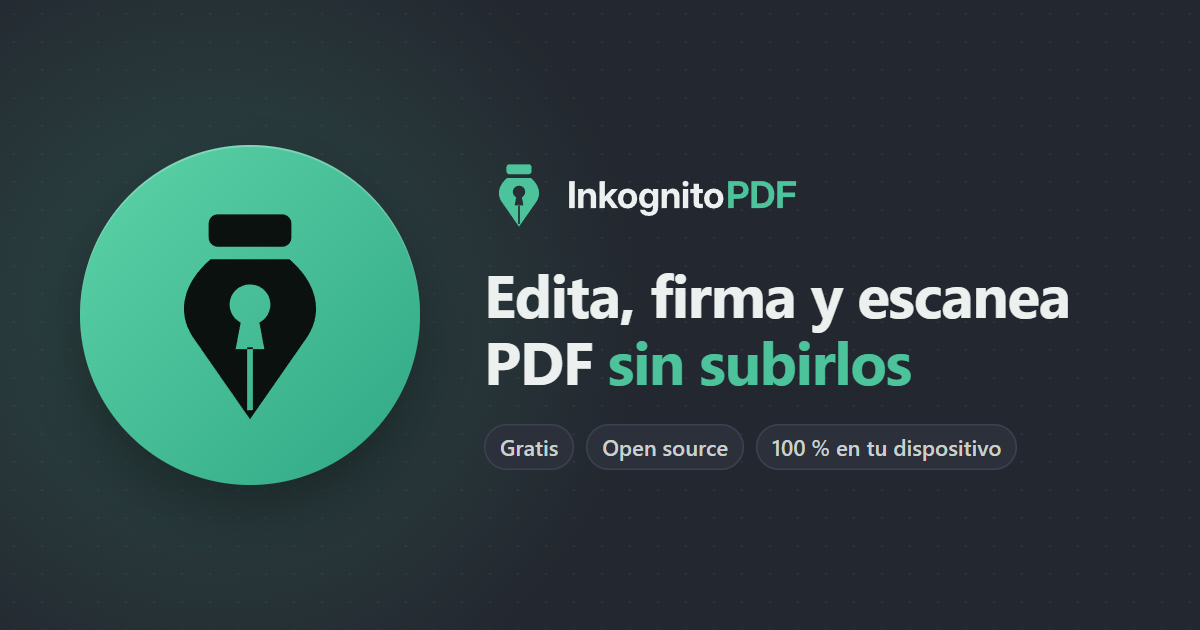 I built an Apache-2.0 PDF editor and scanner that runs 100% in the browser, so your files are never 